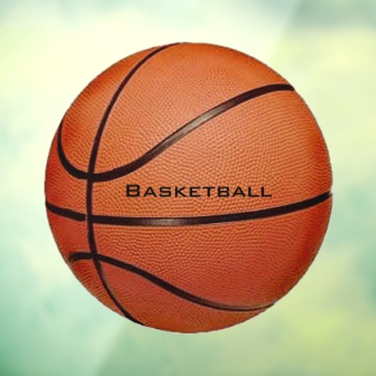 Basketball Window Cling Raamsticker (Vel 3)