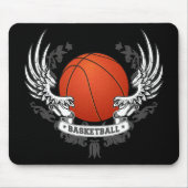 Basketball Wings Mousepad Muismat (Voorkant)