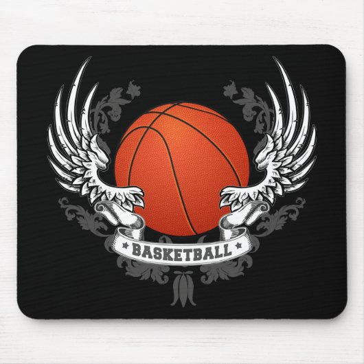 Basketball Wings Mousepad Muismat (Voorkant)
