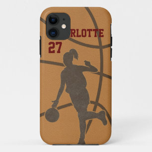 Basketball Woman iPhone iPod Galaxy Razr Hoesje