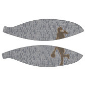 Basketball Words Girl Custom Mini Basketbal (Panelen)