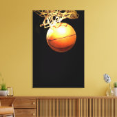 Basketball Wrapped Canvas (Insitu (Woonkamer))