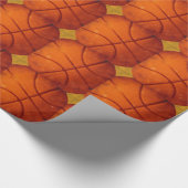 Basketball Wrapping Paper Cadeaupapier (Hoek)