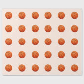 Basketball Wrapping Paper Cadeaupapier (Vlak)