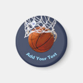 Basketball Your Name Text Message Slogan Custom Magneet (Voorkant)
