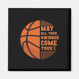 Basketball zal al je wensen uitdragen magneet
