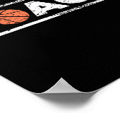 Basketballak met drukcabine poster (Hoek)