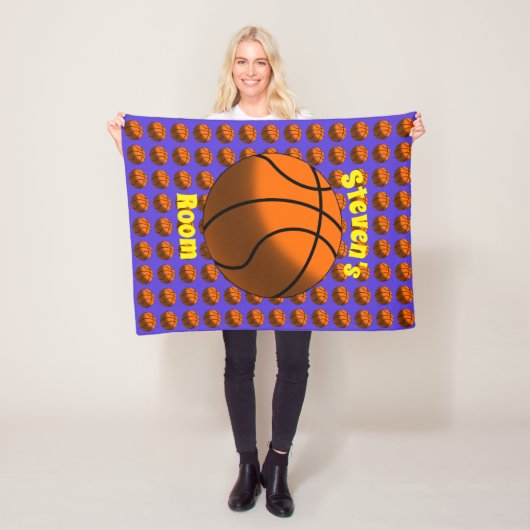 Basketballen Fleece Blanket Deken (In situ)