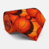Basketballen Mannen Stropdassen (Opgerold)