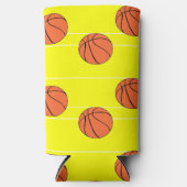 Basketballen patroon op geel (Voorkant)