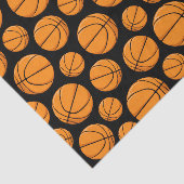 Basketballen Patroon Tissuepapier (Detail)