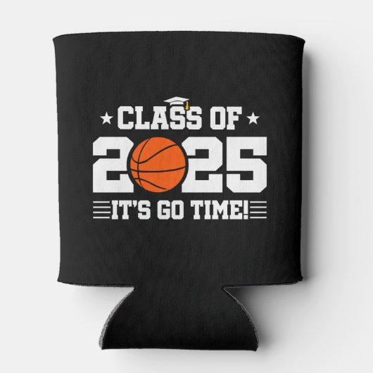 Basketballer Afstuderen Klasse van 2025 Senior Blikjeskoeler (Achterkant)