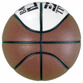 basketballer leven blauwe tekst basketbal (Rechts)