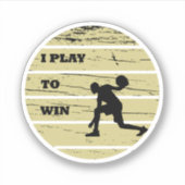 basketballer sticker (Voorkant)