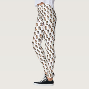 Basketballers nummer acht met basketballen, leggings