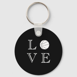 Basketballiefhebber Basketbal 1 Sleutelhanger