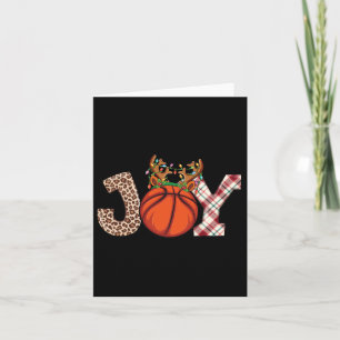 Basketballiefhebbers Kerstbal Jongens Mannen Xmas Kaart