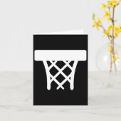 Basketbalmand kaart (Gele Bloem)