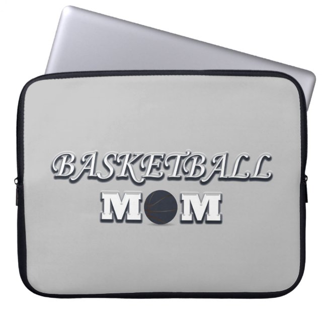 basketbalmoeder laptop sleeve (Voorkant)
