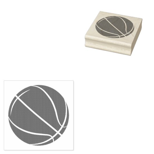 Basketbalnaam Rubberstempel (Gestempeld)