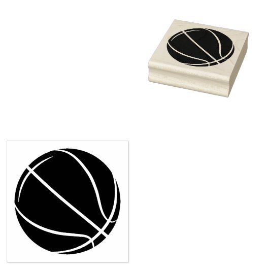 Basketbalnaam Rubberstempel (Gestempeld)