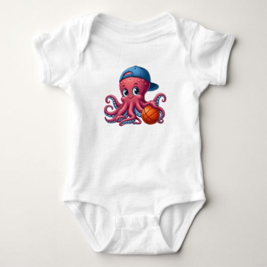 basketbaloctopus romper (Voorkant)