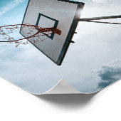  Basketbalontwerp Poster (Hoek)