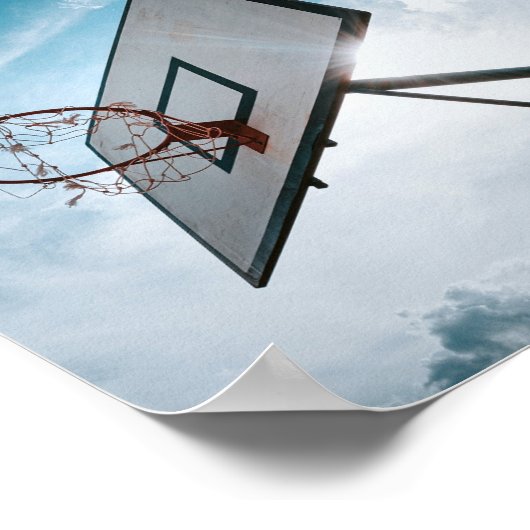 Basketbalontwerp Poster (Hoek)