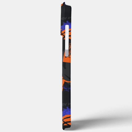 Basketbalpatroon Case-Mate iPhone Case (Achterkant / Links)