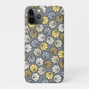 Basketbalpatroon Grijze Tanktop iPhone 11 Pro Hoesje