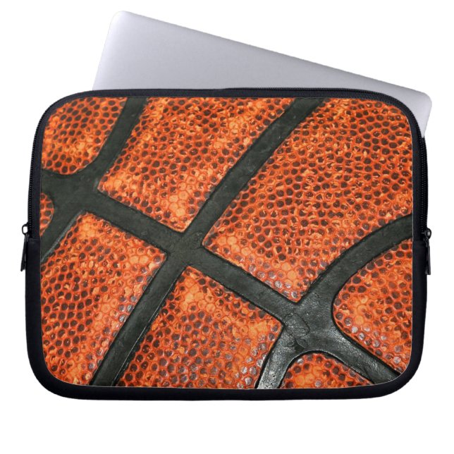 Basketbalpatroon Laptop Sleeve (Voorkant)