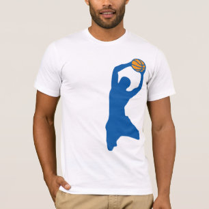 basketbalsilhouettes t-shirt