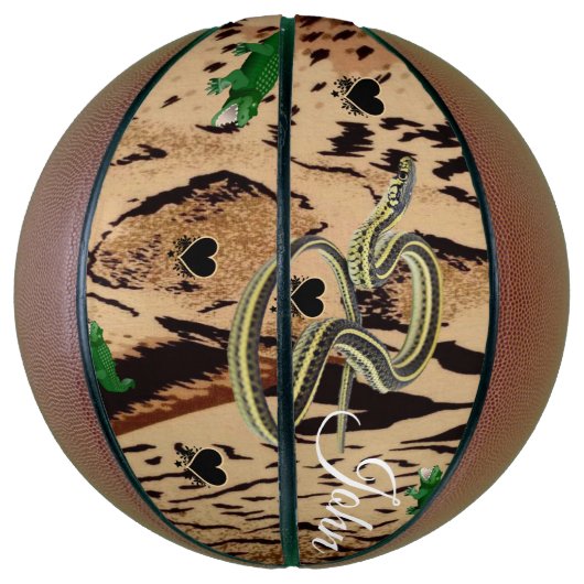 Basketbalslangen, luipaard basketbal (Verticaal)