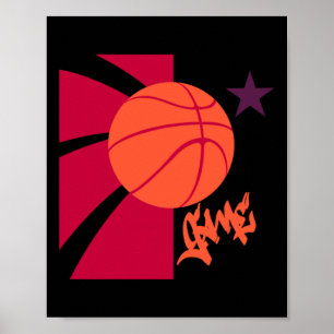 Basketbalspel Poster