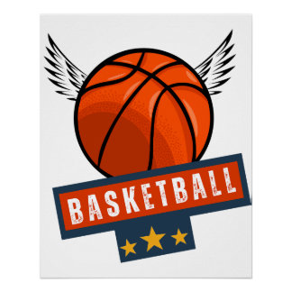 Basketbalspeler Basketballer Sports Perfect Poster