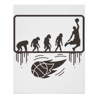 Basketbalspeler Basketballer Sports Perfect Poster
