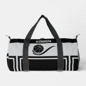 Basketbalspeler, basketbalteam, verjaardagscadeau plunjezak (Voorkant)