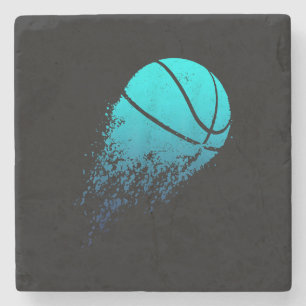 Basketbalspeler Bball Fan Baller Sport Stenen Onderzetter