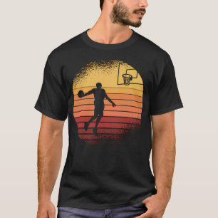 Basketbalspeler Coach Team Dunk Distress T-shirt