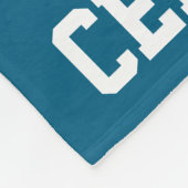 Basketbalspeler Game Foto Fleece Deken (Hoek)