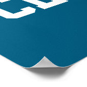 Basketbalspeler Game Foto Poster (Hoek)