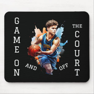 Basketbalspeler Game on Muismat