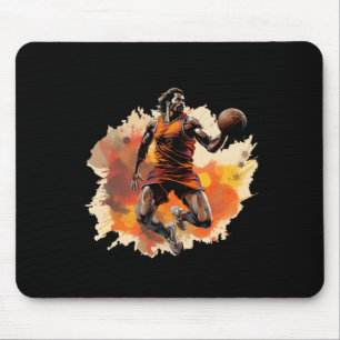 Basketbalspeler in Art Design 1 Muismat