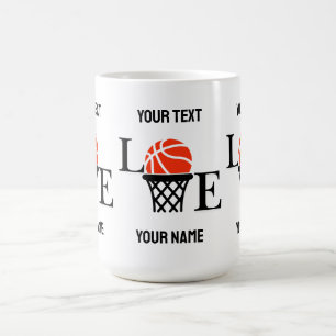 Basketbalspeler Meisje, Basketbal Meisje Verjaarda Koffiemok