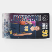 Basketbalspeler Middelbare School Seniorenavond Sp Spandoek (Horizontaal)