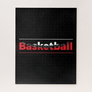 Basketbalspeler - Minimale geometrische boog Legpuzzel