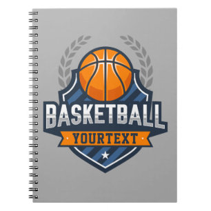 Basketbalspeler NAAM TOEVOEGEN Varsity School Team Notitieboek