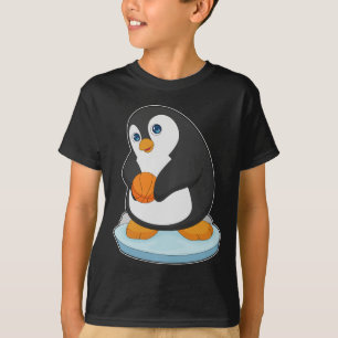 Basketbalspeler pinguïn Basketbal T-shirt