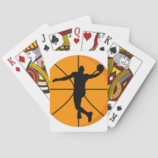 Basketbalspeler. Pokerkaarten