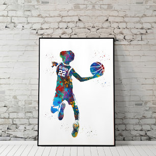 Basketbalspeler Poster